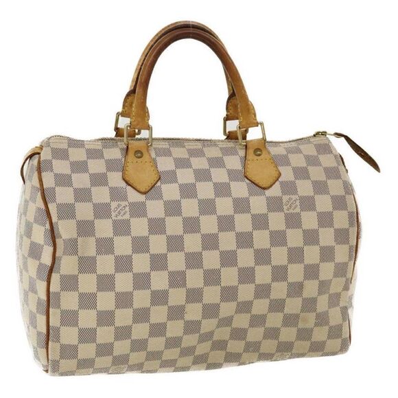 LOUIS VUITTON Damier Azur Speedy 30 Hand Bag - Picture 1 of 12